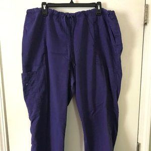 Royal Purple Scrub Pants